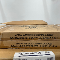 (11) Midnight Blue Table Tops w/ Steel Wall Shelving image 3